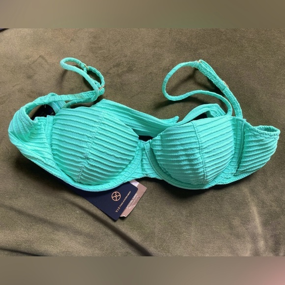 NEW ViX Paula Herman NY Bikini Top Small - Picture 2 of 4
